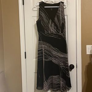 Lane Bryant dress, for summer or winter with a cropped sweater.  Size 14.